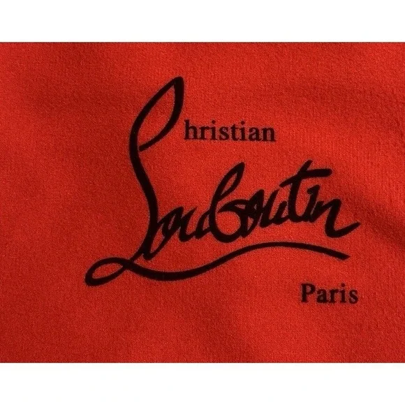 Authentic Christian Louboutin Dust Bag Storage Cover Pouch Red 13 X 9" - Picture 5 of 6
